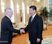Си Цзиньпин встретился с министром обороны США Дж.Мэттисом