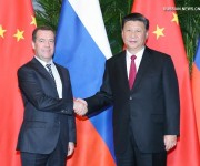 Си Цзиньпин встретился с премьер-министром РФ